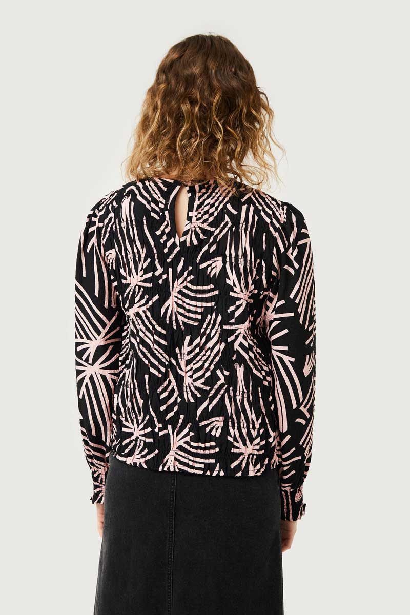 Blusa Crepe Abstracto Fenix