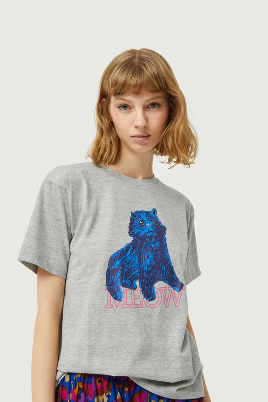 T-shirt Gato Azul